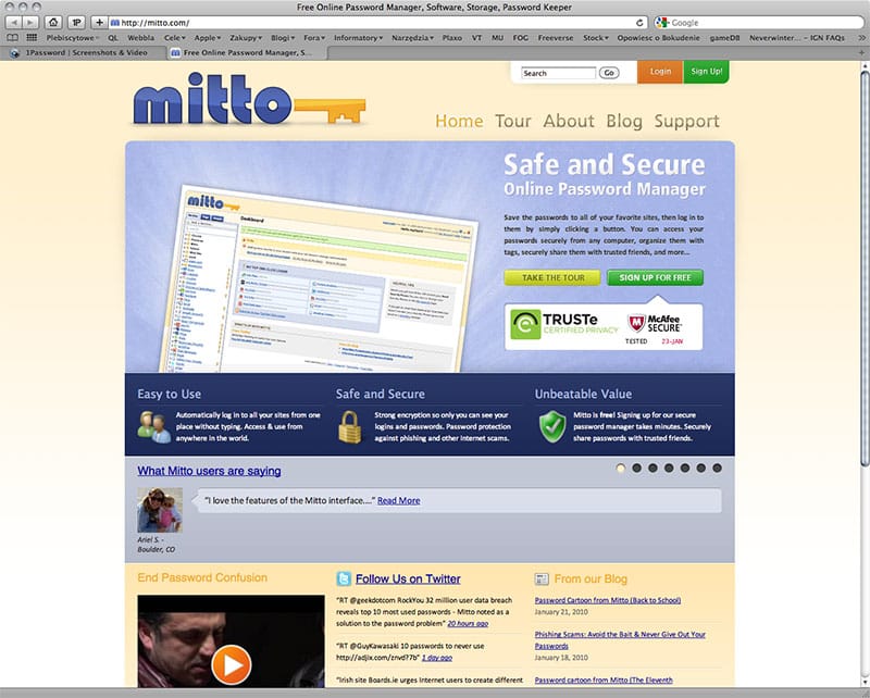 Zdjęcie okładkowe wpisu Mitto, czyli sposób na przechowywanie haseł w Internecie