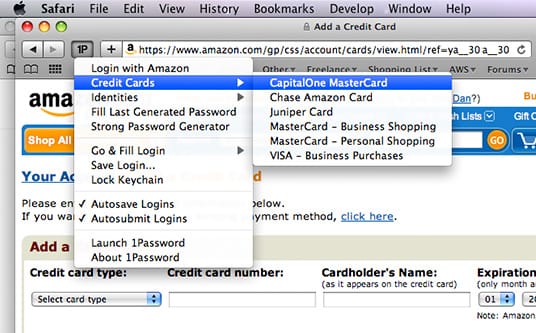 Zdjęcie okładkowe wpisu Zakupy w sieci można przyspieszyć, zachowując w programie informacje o różnych kartach kredytowych.