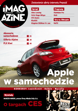 iMagazine 2/2011 – Apple w samochodzie