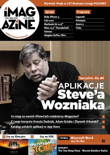 Zdjęcie okładkowe wpisu iMagazine 6/2011 – Steve Wozniak, App Store i polskie aplikacje