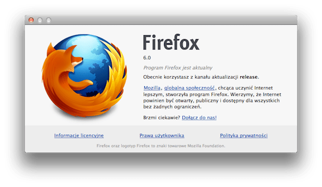 Zdjęcie okładkowe wpisu Firefox 6.0 już jest dostępny