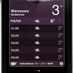 Zdjęcie okładkowe wpisu: Godzinowa prognoza pogody w iOS