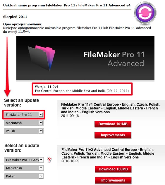 filemaker pro 11 advanced upgrade