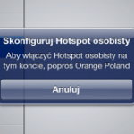 Zdjęcie okładkowe wpisu: Uruchamianie Hotspota osobistego na nowym iPadzie w Orange [Aktualizacja]
