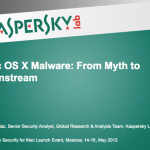 Zdjęcie okładkowe wpisu: Prezentacja „Malware w Mac OS X – od mitu do mainstream’u”