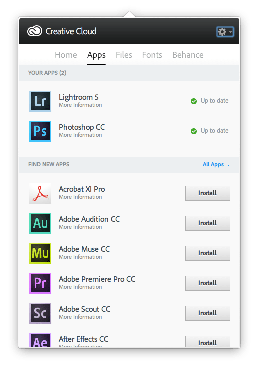adobe creative cloud apps are not compatible