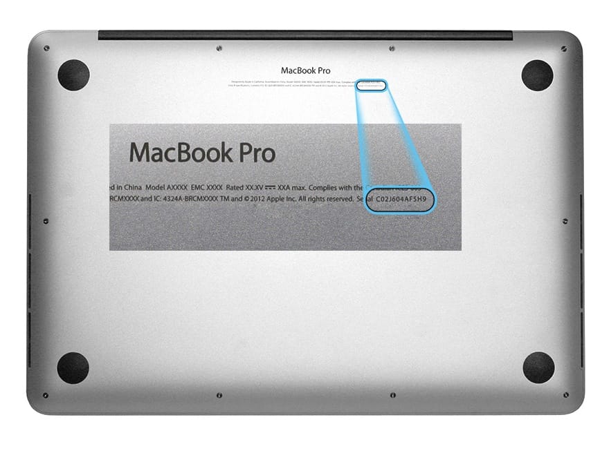 macbook pro serial number lookup warranty