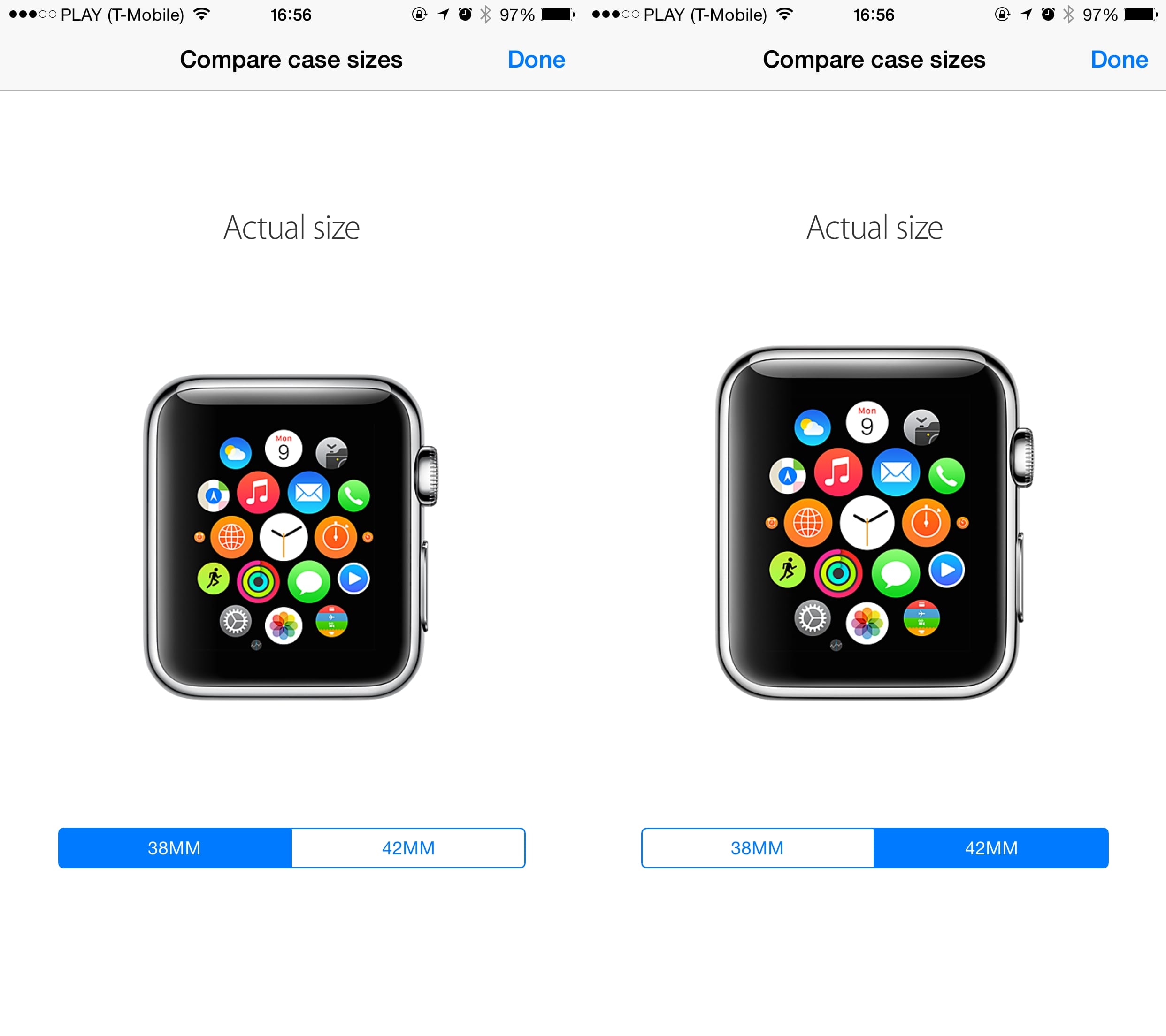 Размеры часов apple watch 9. Apple watch Size Comparison. Размеры Apple watch. Which Apple. Игрушка эпл стор часы.