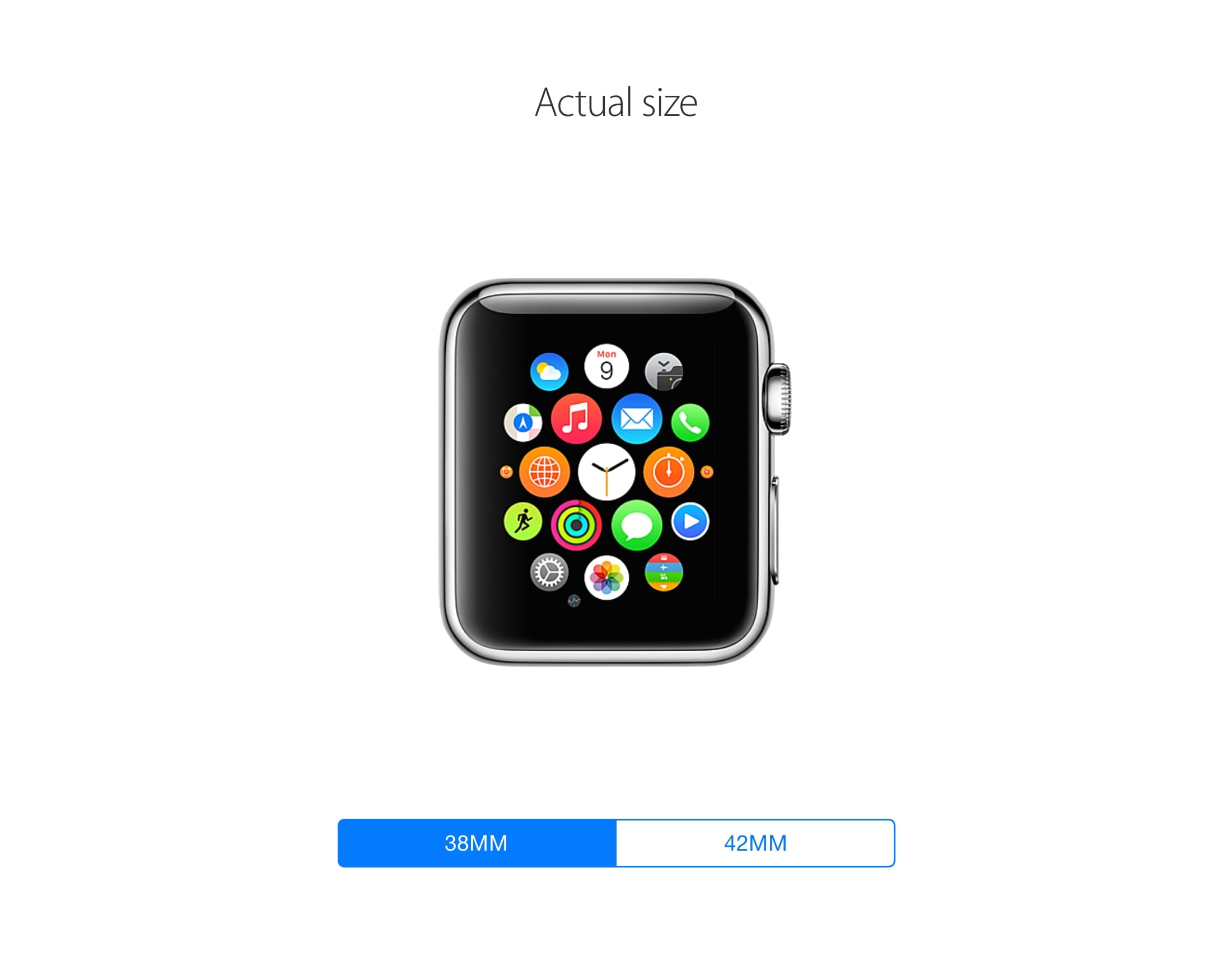 Zdjęcie okładkowe wpisu Apple Watch w skali 1:1