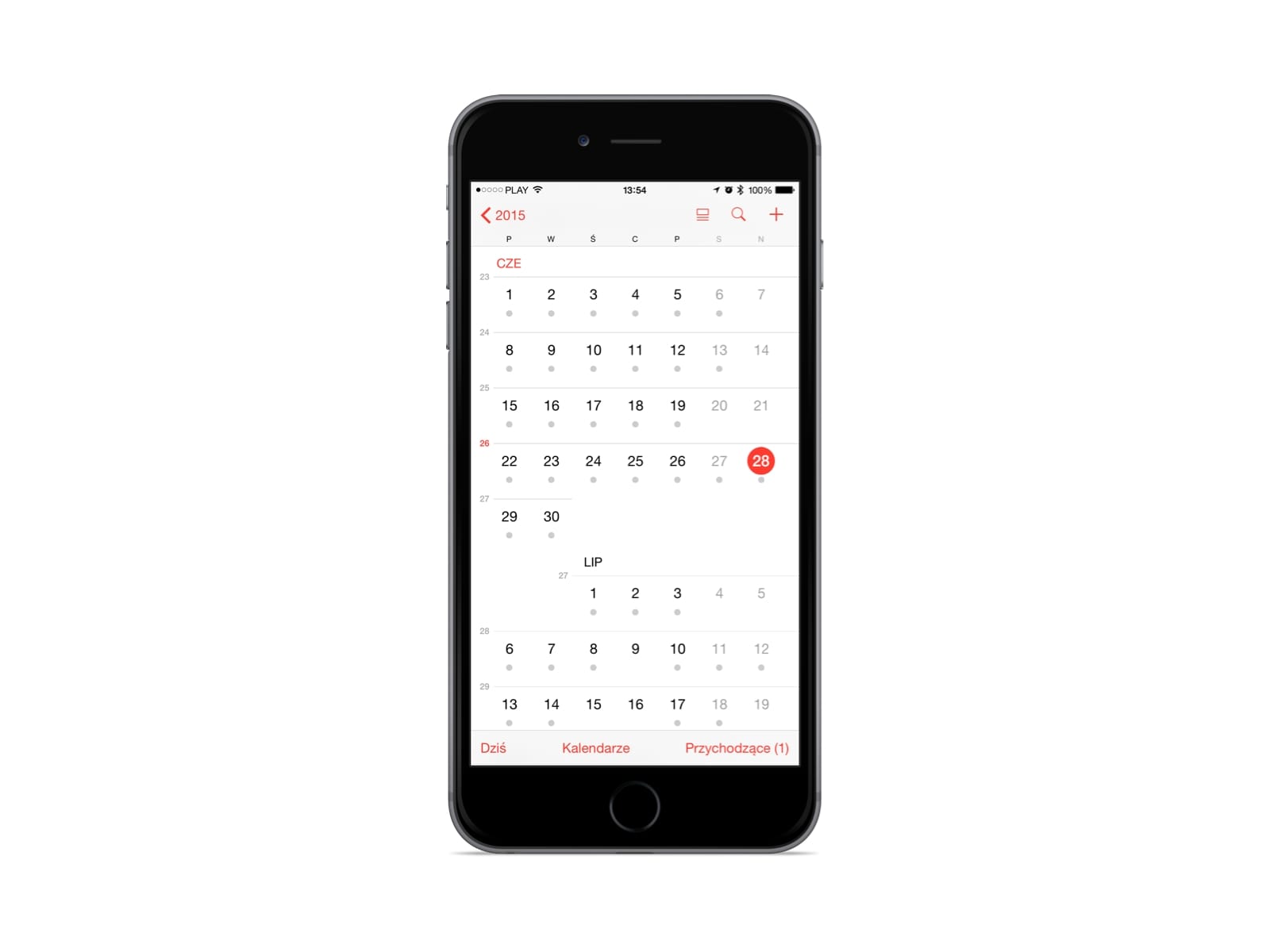 Zdjęcie okładkowe wpisu Numery tygodni w kalendarzu na iOS