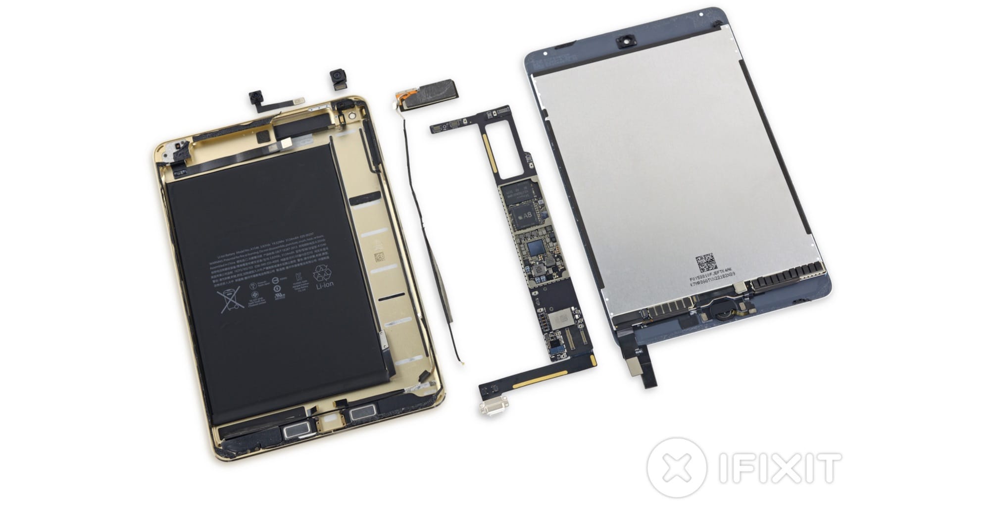Zdjęcie okładkowe wpisu Serwis iFixit rozbiera iPada mini 4 – 2 GB RAM, mniejsza bateria