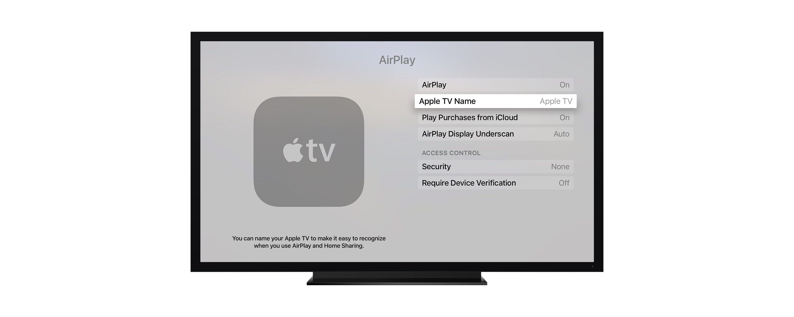 Zdjęcie okładkowe wpisu Problem z nazwą Apple TV 4 w AirPlayu
