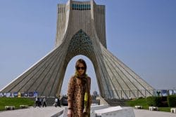 Wieża Azadi - zwana także Wieżą Wolności. Teheran, Iran, październik 2015.