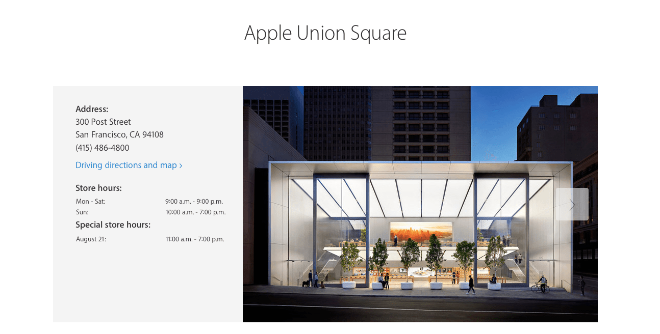 Zdjęcie okładkowe wpisu Apple Store