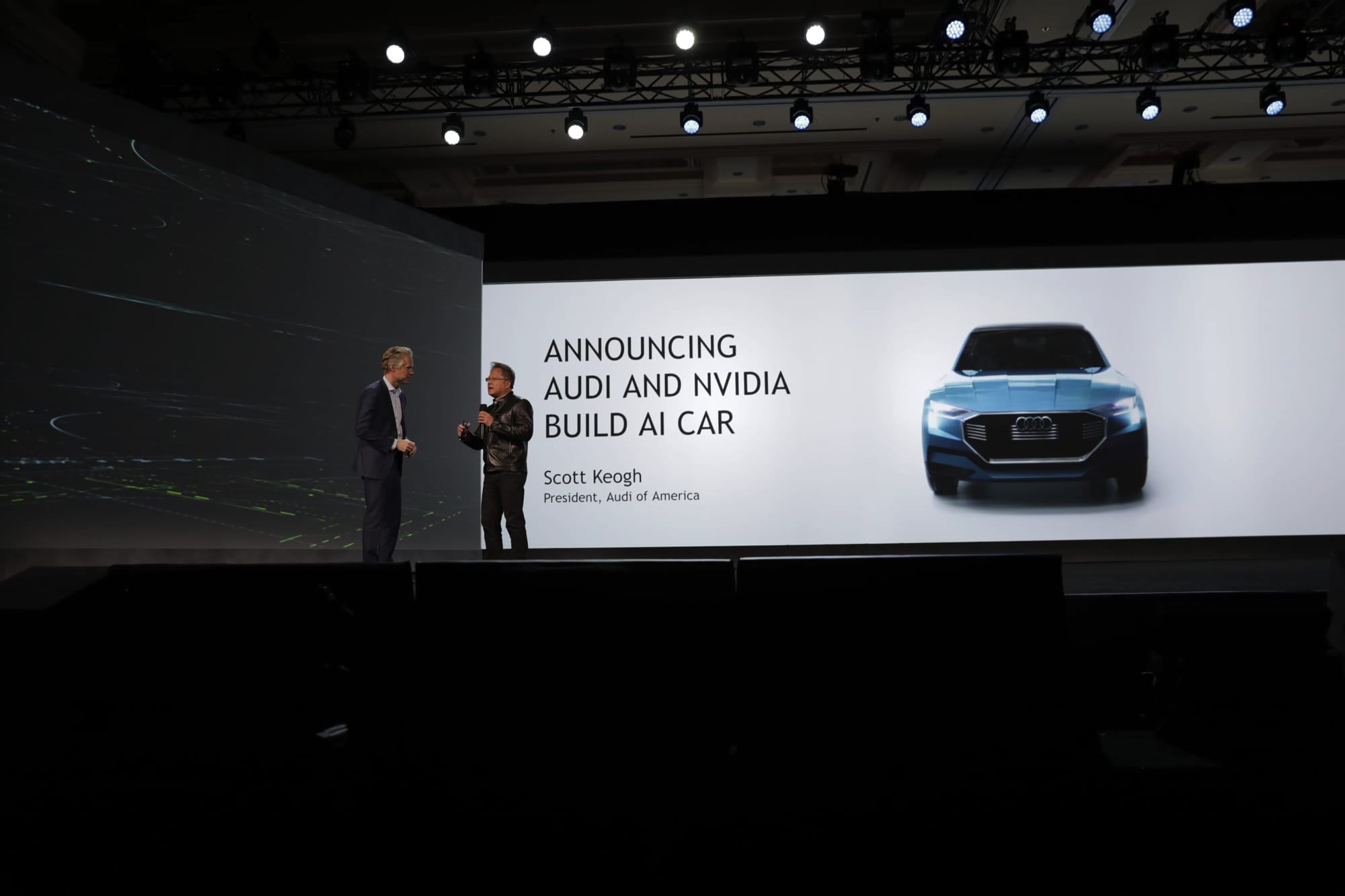 Zdjęcie okładkowe wpisu CES 2017: NVIDIA + Audi = autonomiczne auto