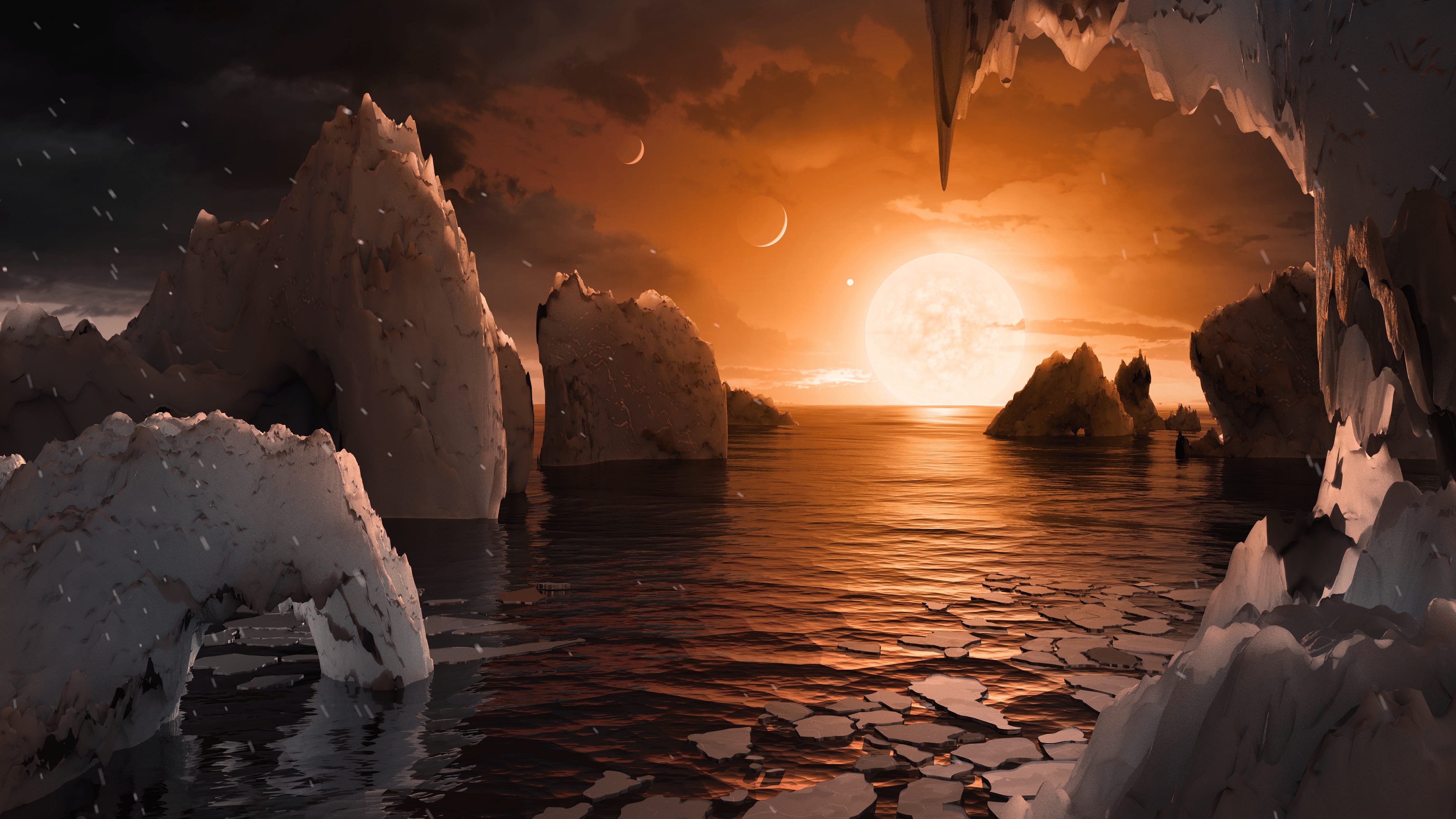 Zdjęcie okładkowe wpisu Druga Ziemia? W układzie TRAPPIST-1 są aż trzy planety, na których może istnieć życie