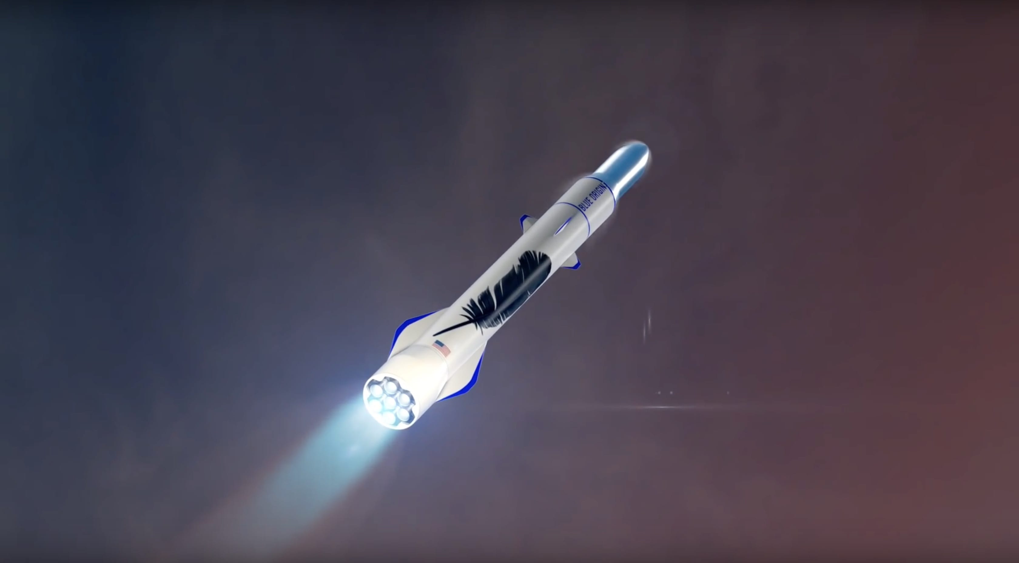 Zdjęcie okładkowe wpisu Blue Origin prezentuje nową rakietę oraz pierwszego klienta