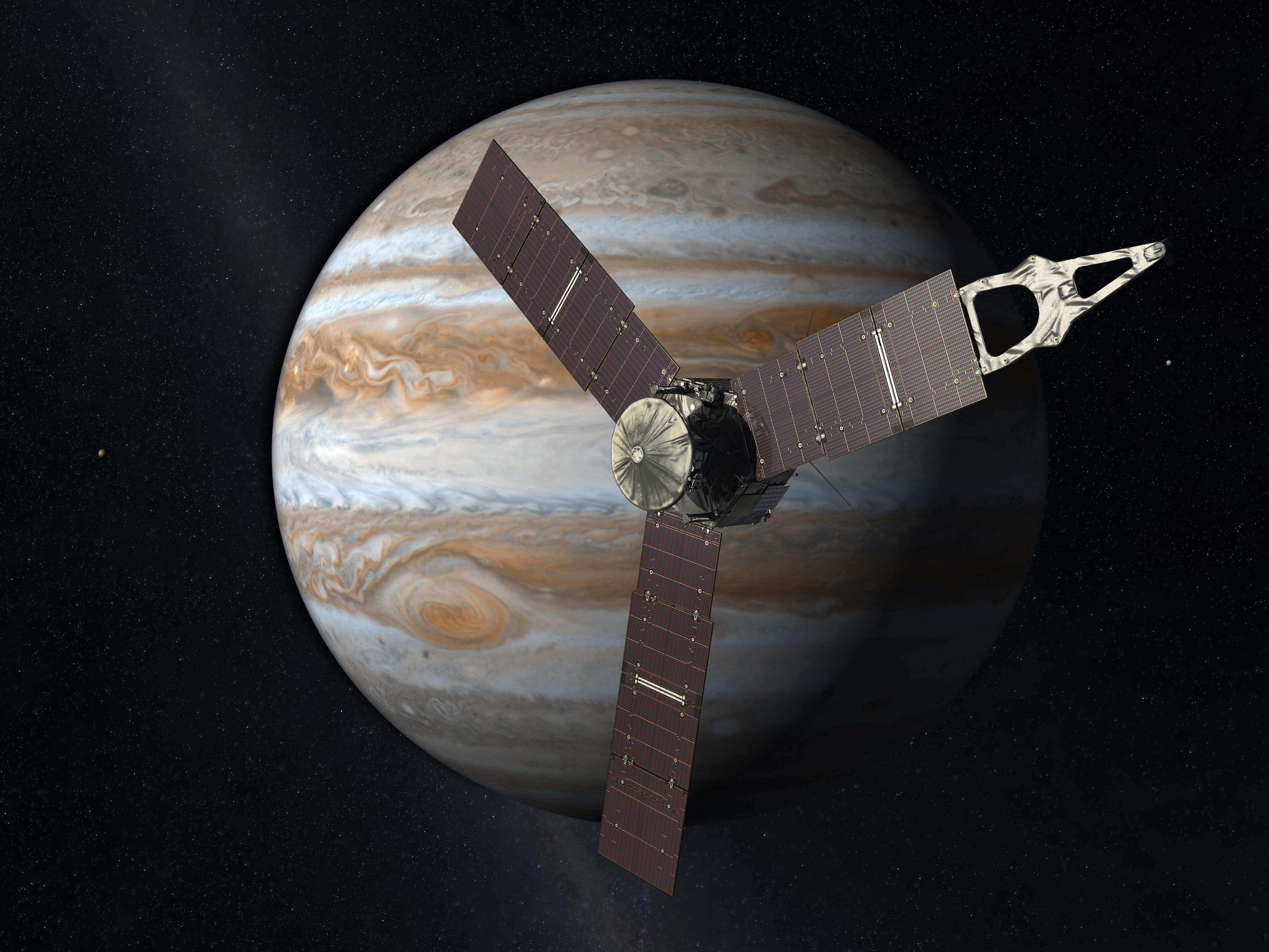 Zdjęcie okładkowe wpisu Fenomenalne zdjęcia Jowisza wykonane przez sondę Juno