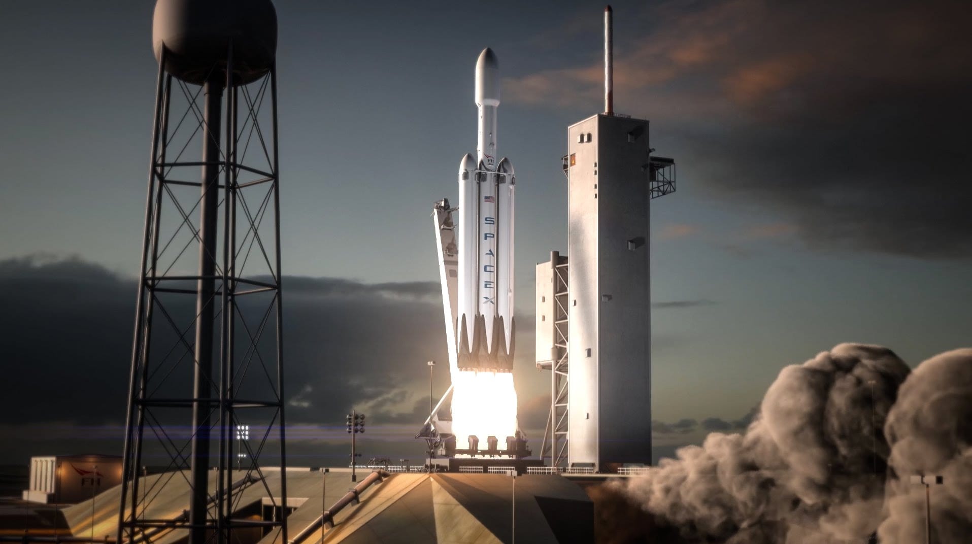 Zdjęcie okładkowe wpisu Postęp prac nad rakietą Falcon Heavy