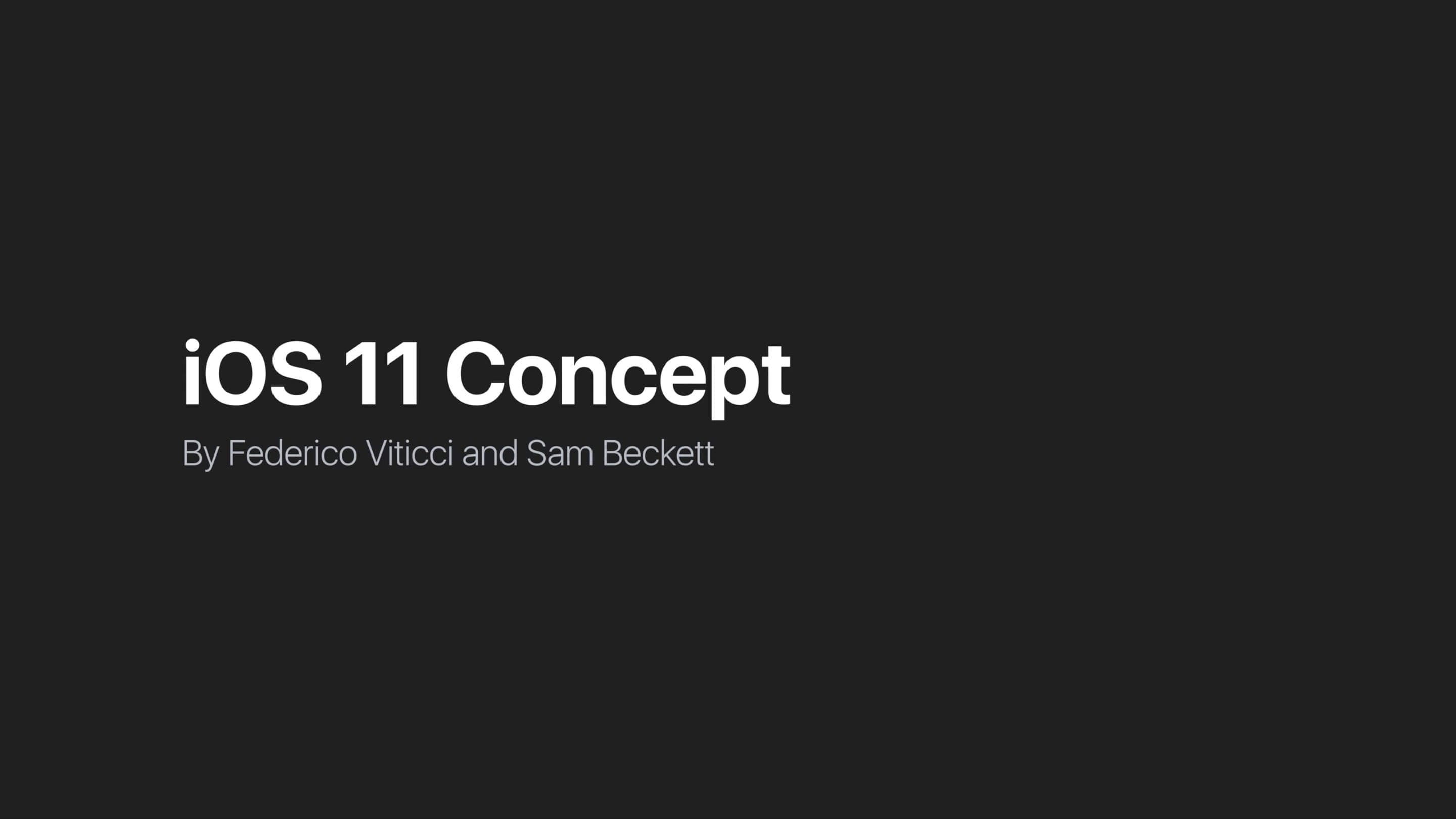 Zdjęcie okładkowe wpisu iOS 11 Concept – Federico Viticci i jego marzenia