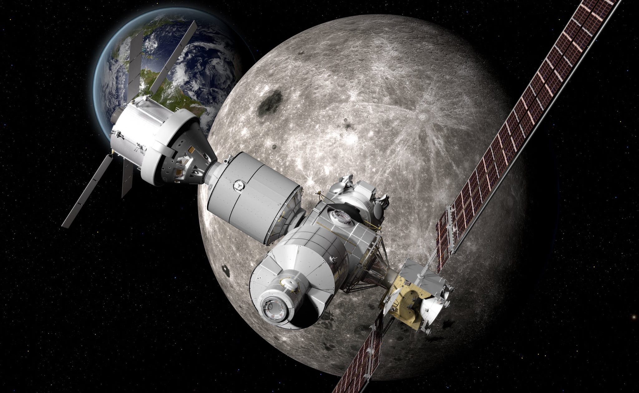 Zdjęcie okładkowe wpisu Deep Space Gateway – stacja kosmiczna na orbicie Księżyca