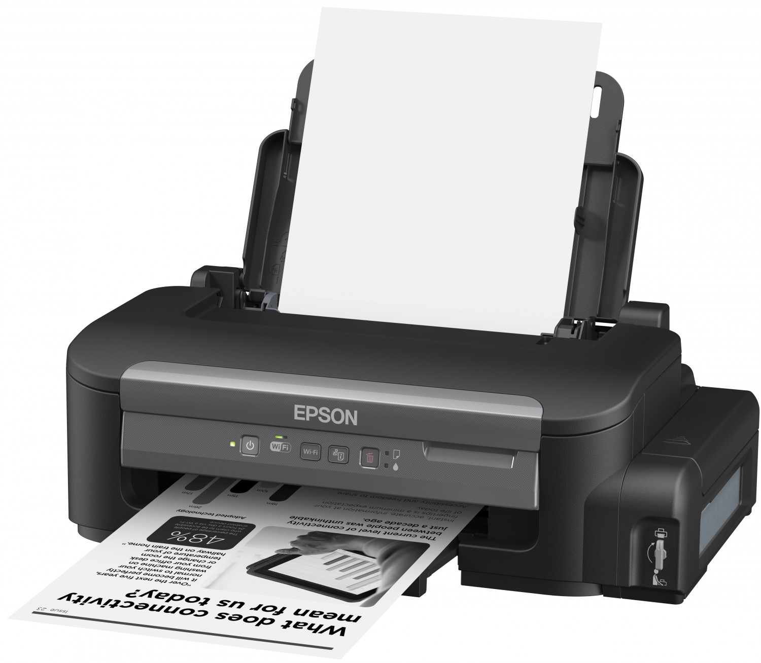 Zdjęcie okładkowe wpisu Krótki test Epson M105 – niewielkiej drukarki dla biznesu