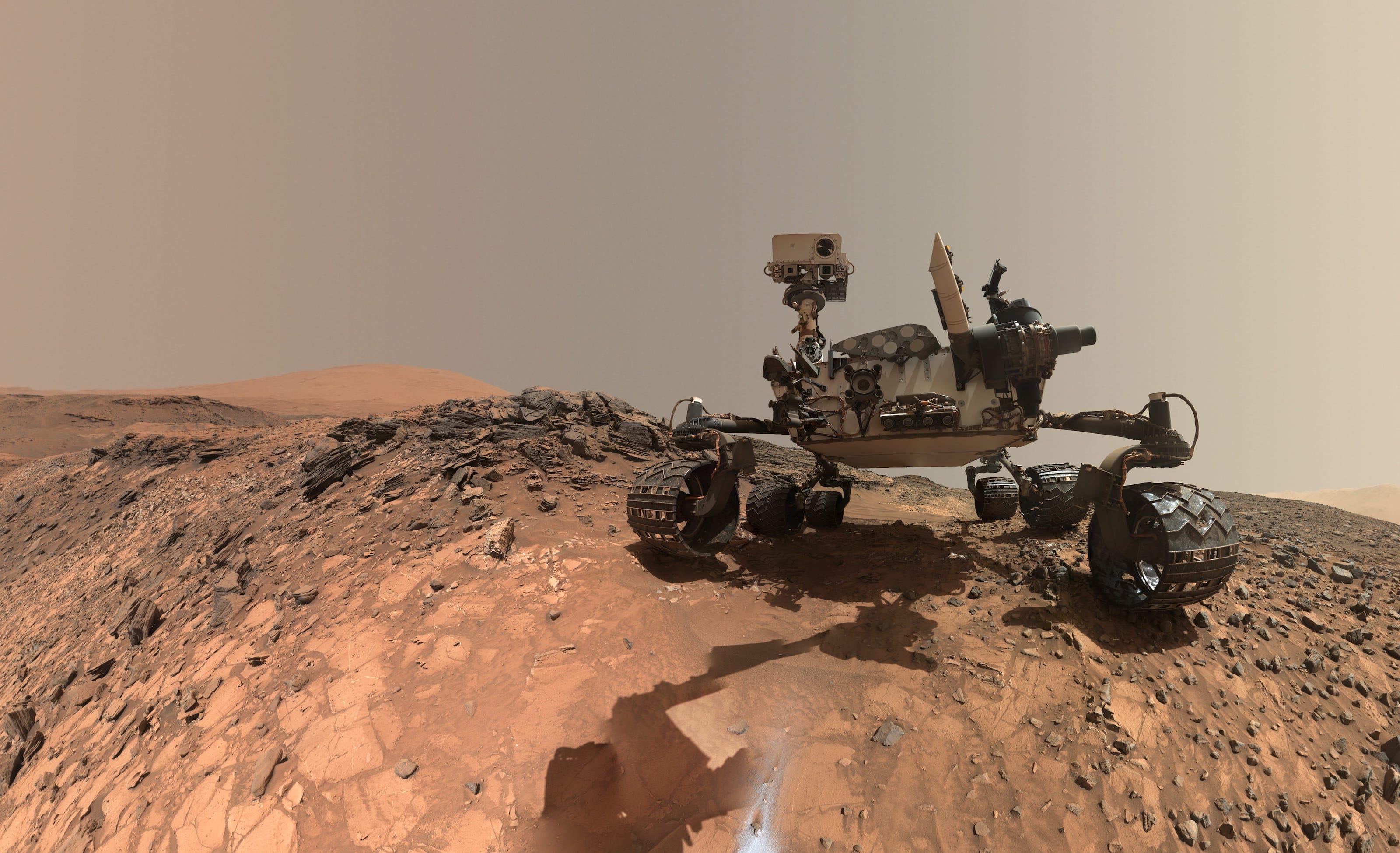 Zdjęcie okładkowe wpisu Łazik Curiosity od pięciu lat przemierza powierzchnię Marsa