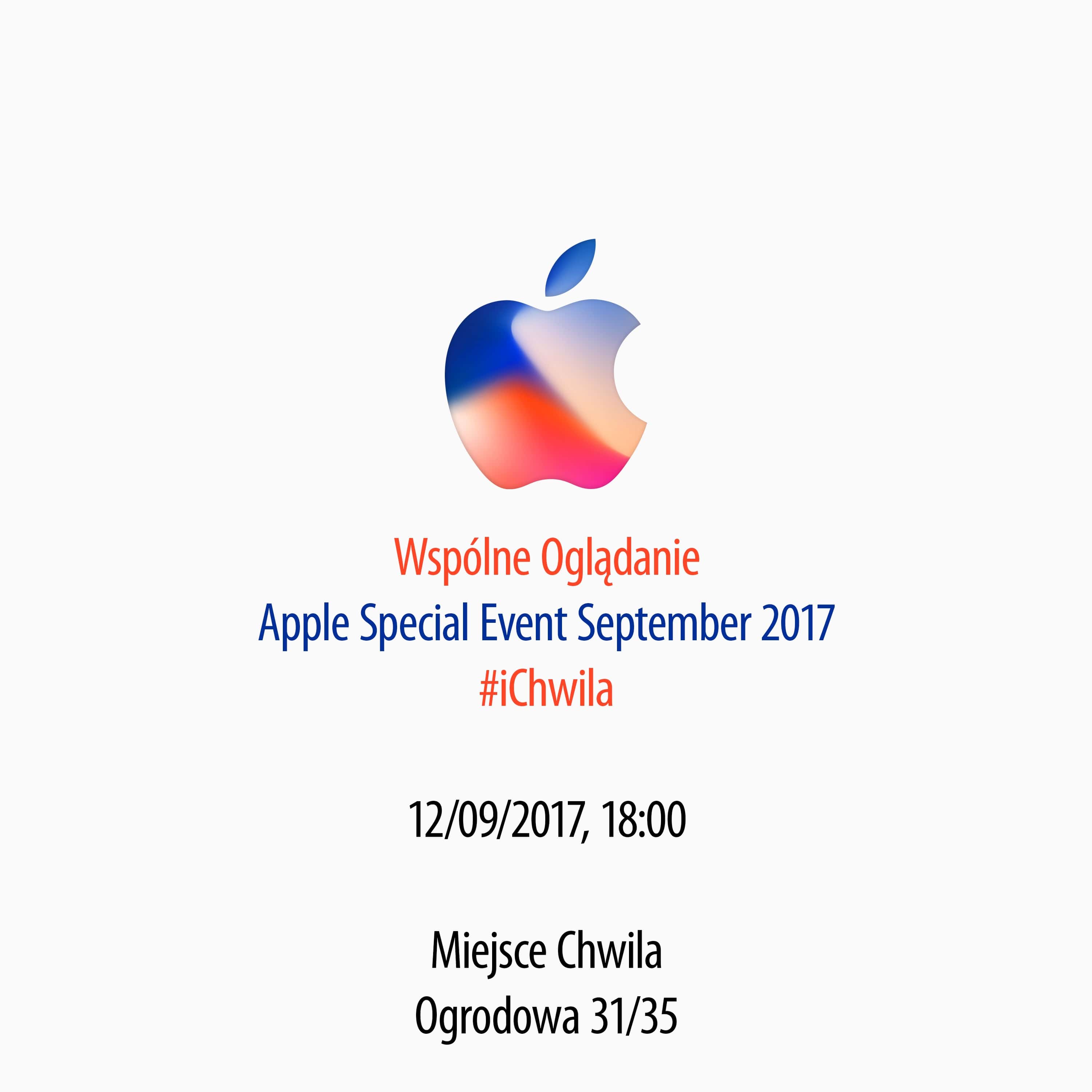 Zdjęcie okładkowe wpisu Wspólne Oglądanie Apple Special Event September 2017 – będzie dla Was iPizza i iPiwo!