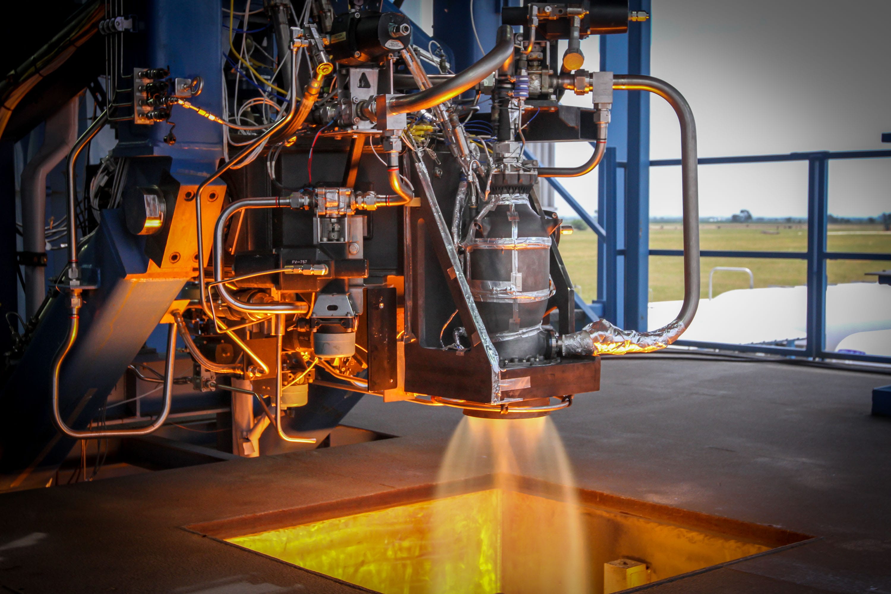 Zdjęcie okładkowe wpisu Awaria silnika w ośrodku testowym SpaceX