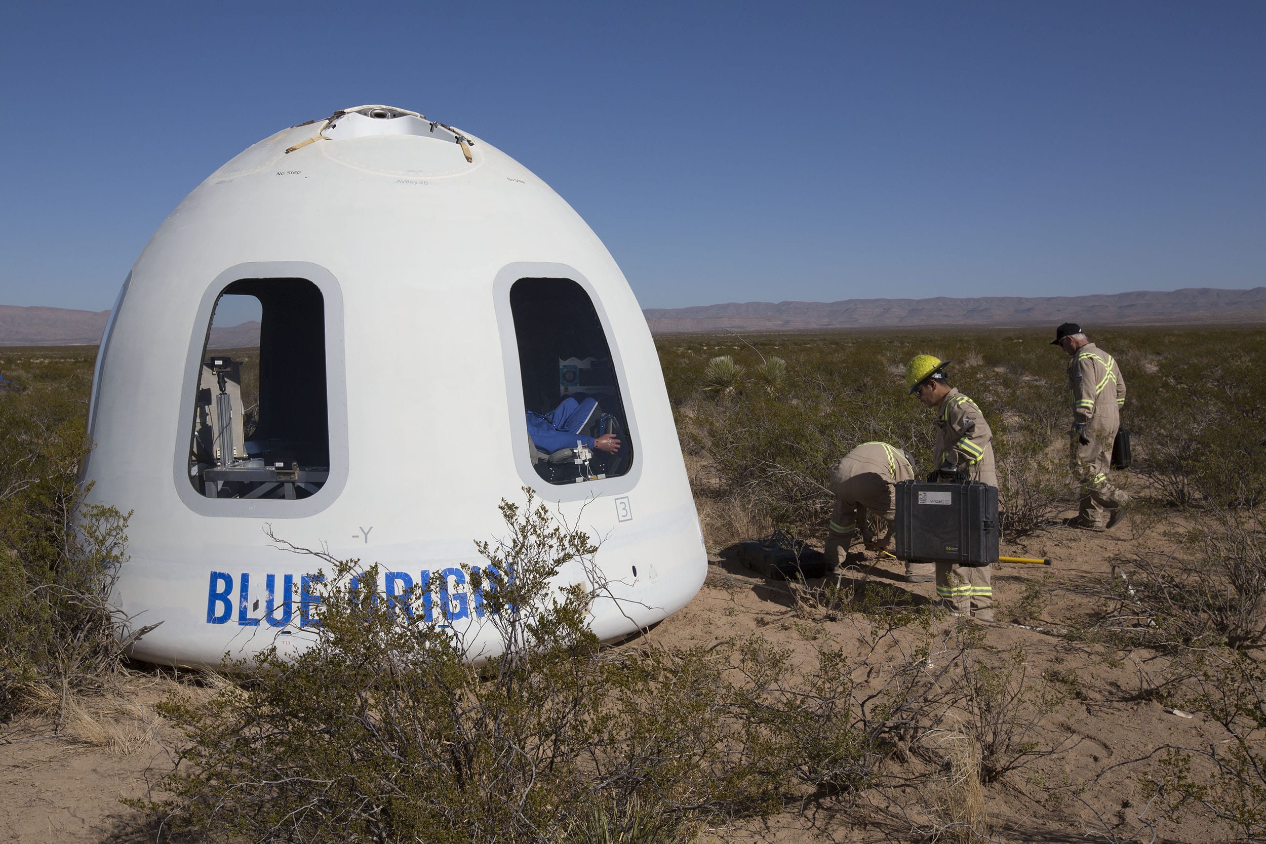 Zdjęcie okładkowe wpisu Testy pojazdu kosmicznego Blue Origin