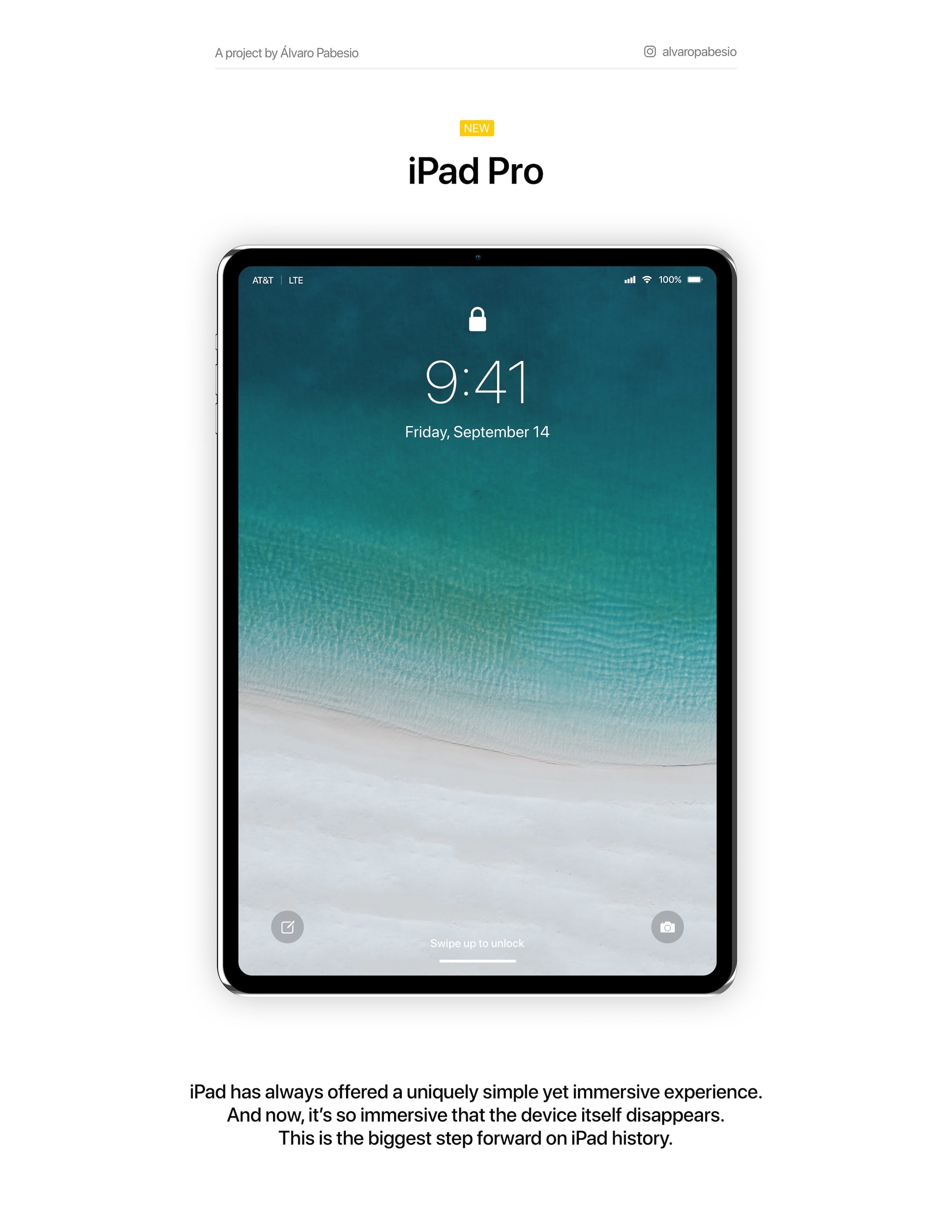 Zdjęcie okładkowe wpisu Concept nowego iPada Pro, autorstwa Álvaro Pabesio