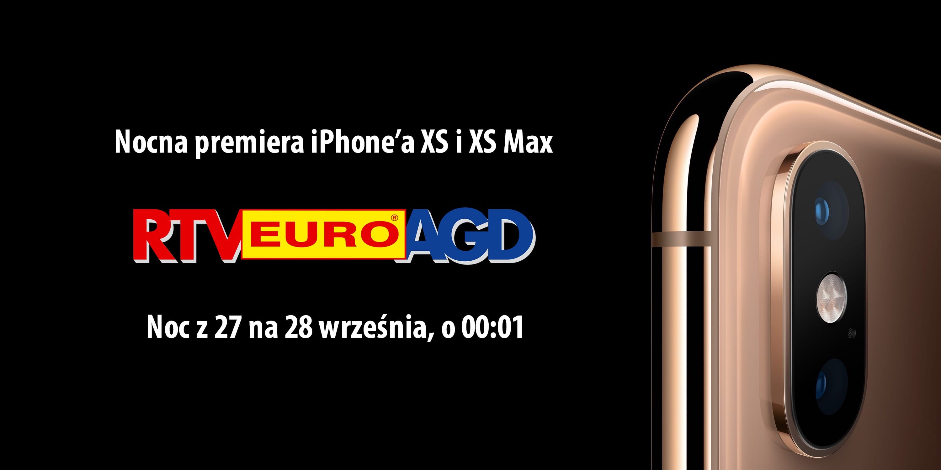 Zdjęcie okładkowe wpisu Nocna premiera iPhone’a XS i XS Max – RTV EURO AGD w Galerii Mokotów w Warszawie