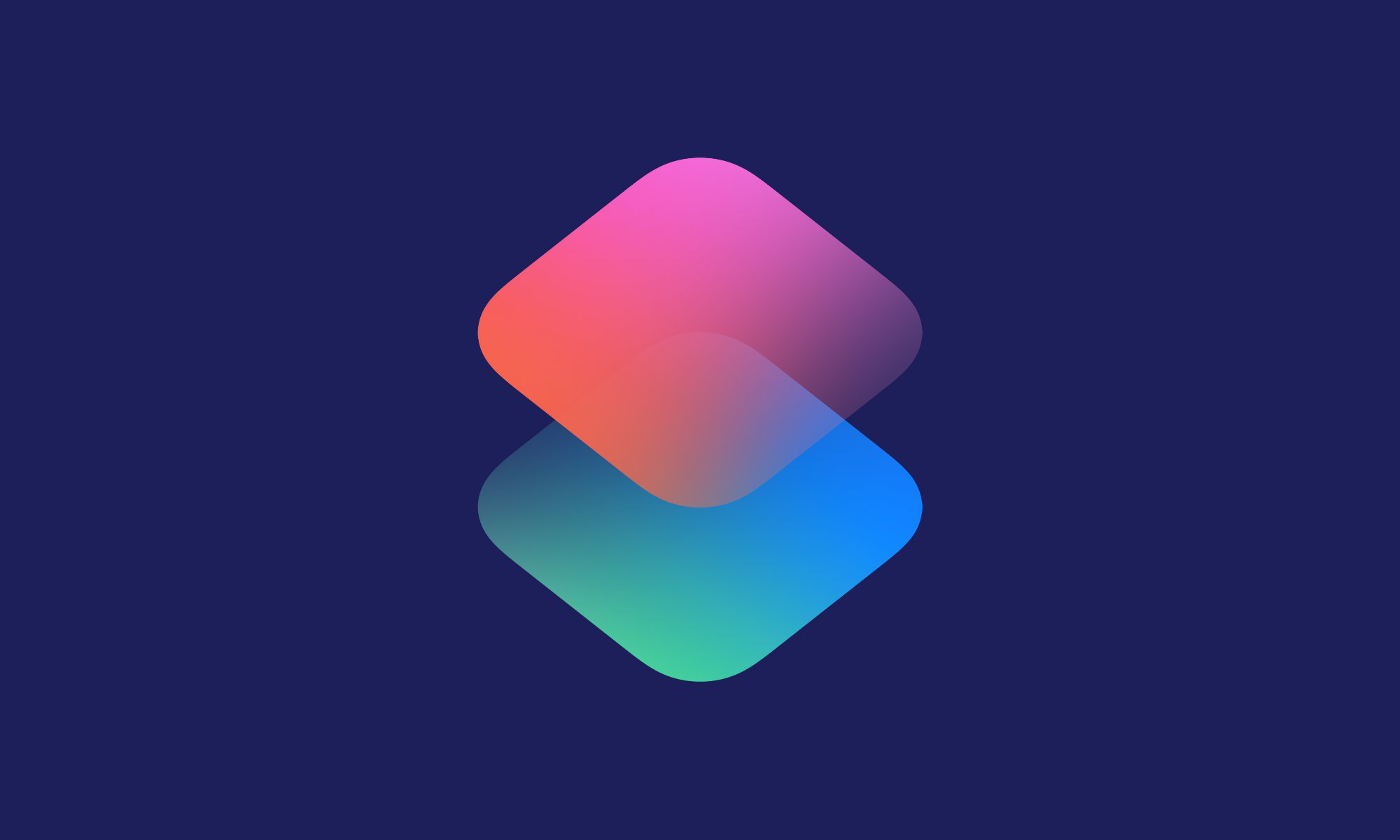 iphone neon shortcuts app icon