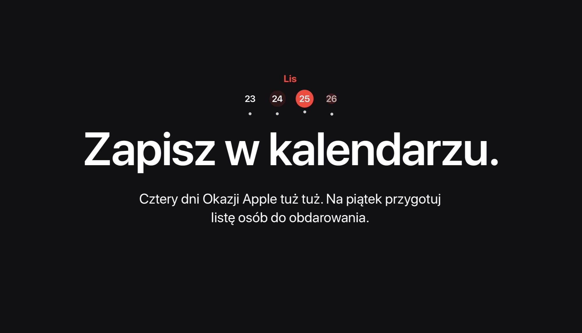 Zdjęcie okładkowe wpisu Black Friday także w polskim Apple Store Online