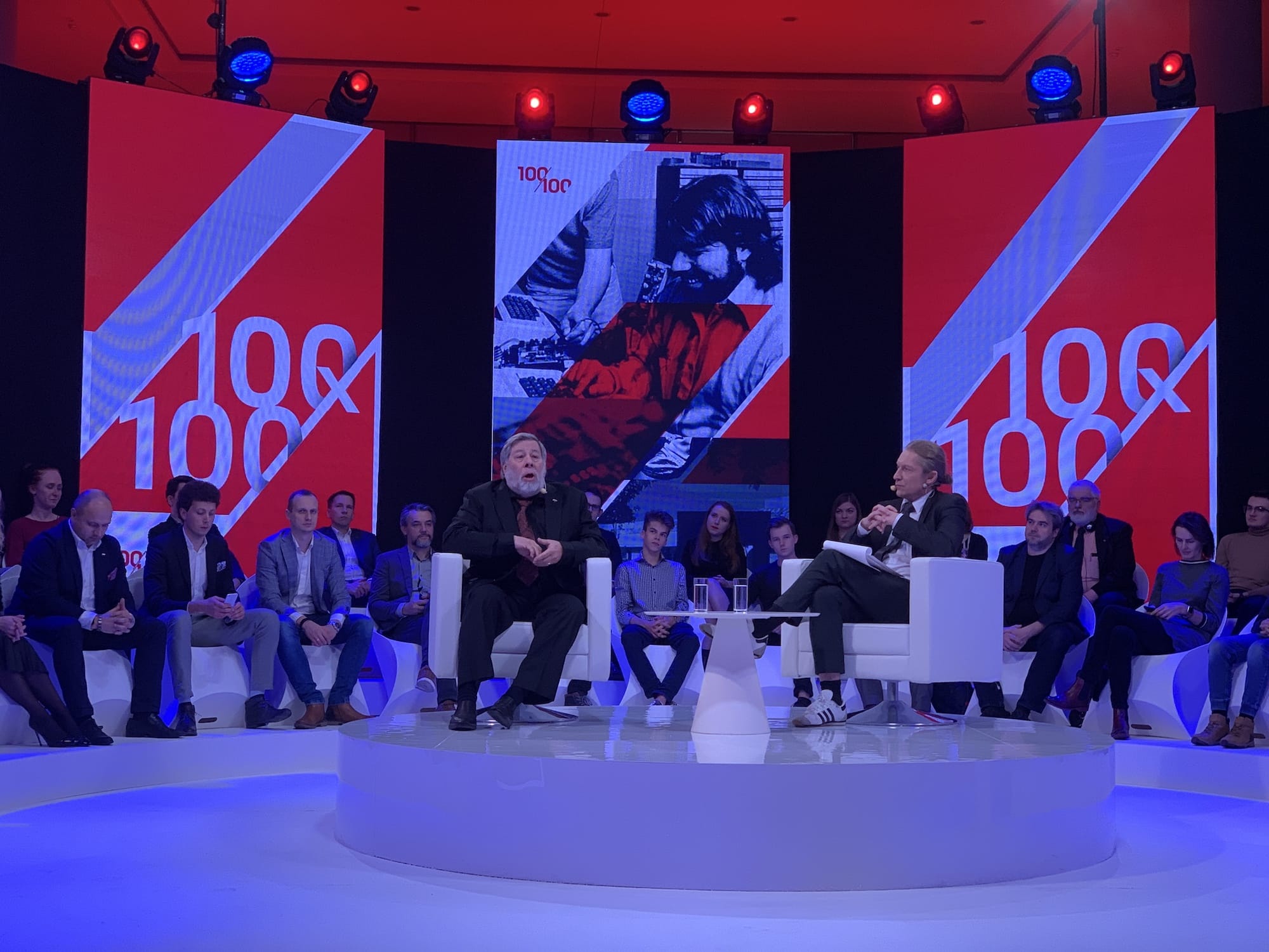 Zdjęcie okładkowe wpisu Steve Wozniak w Warszawie w ramach projektu #100na100