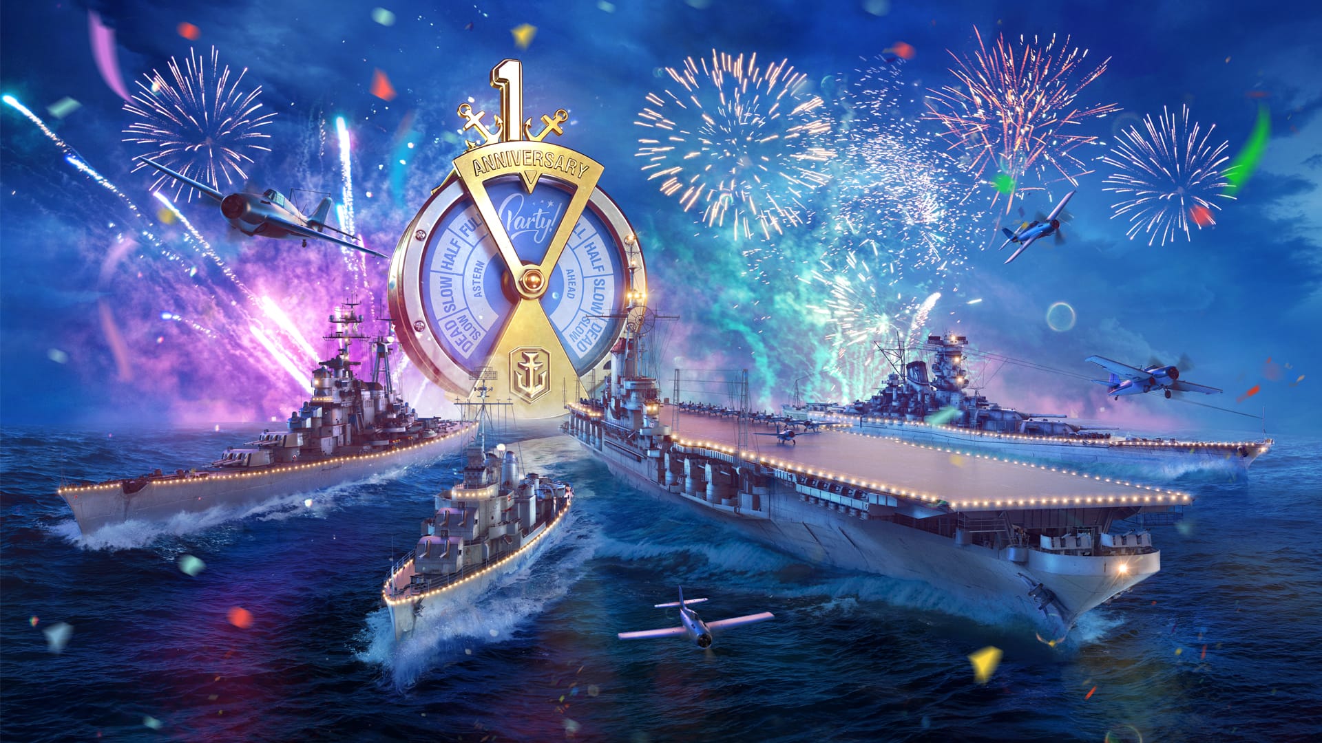 Zdjęcie okładkowe wpisu World of Warships Blitz świętuje pierwszy rok na mobilnych morzach i oceanach – rozdajemy kody