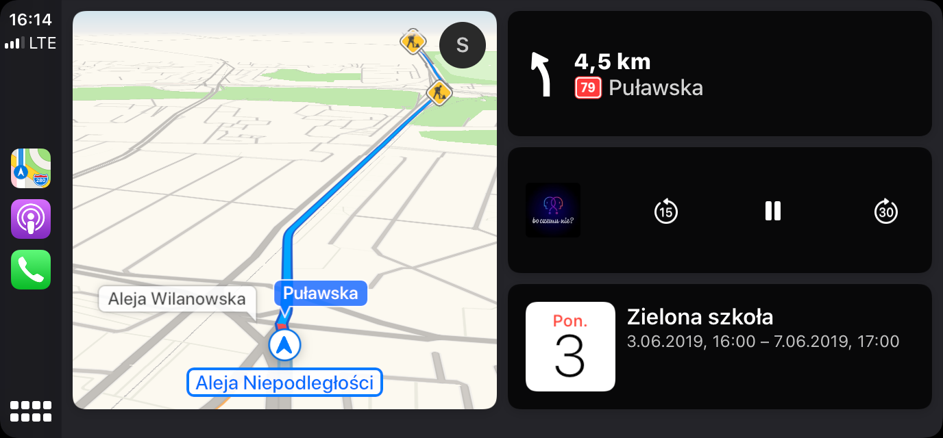 Zdjęcie okładkowe wpisu Tak działa i wygląda CarPlay w iOS 13