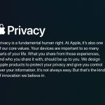 Zdjęcie okładkowe wpisu: Apple odświeżyło swoją stronę informującą o prywatności
