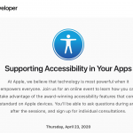 Zdjęcie okładkowe wpisu: Seminarium online dotyczące Dostępności, czyli najważniejszy test przed WWDC 2020