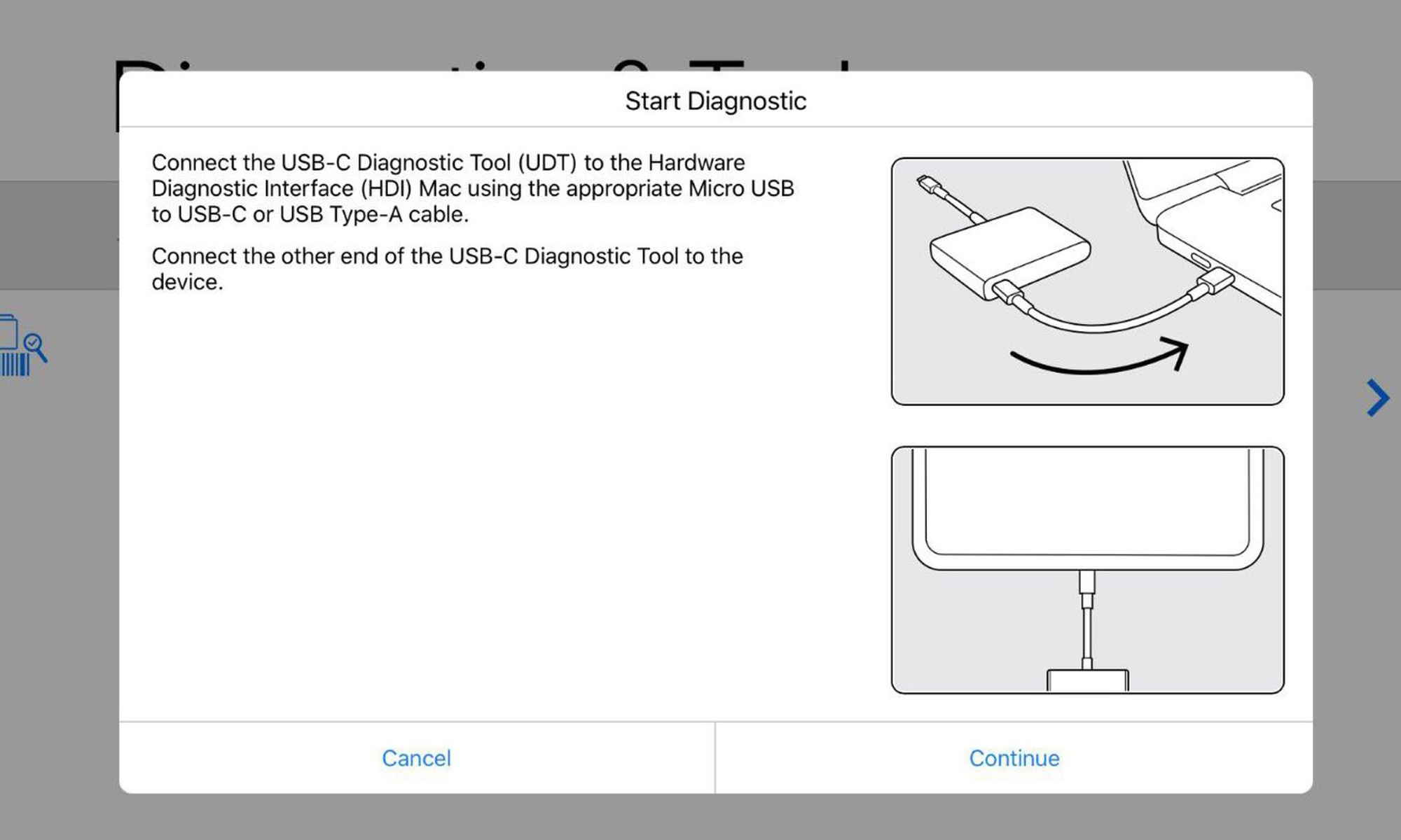 Zdjęcie okładkowe wpisu Apple przedstawia nowe, wewnętrzne narzędzie diagnostyczne USB-C