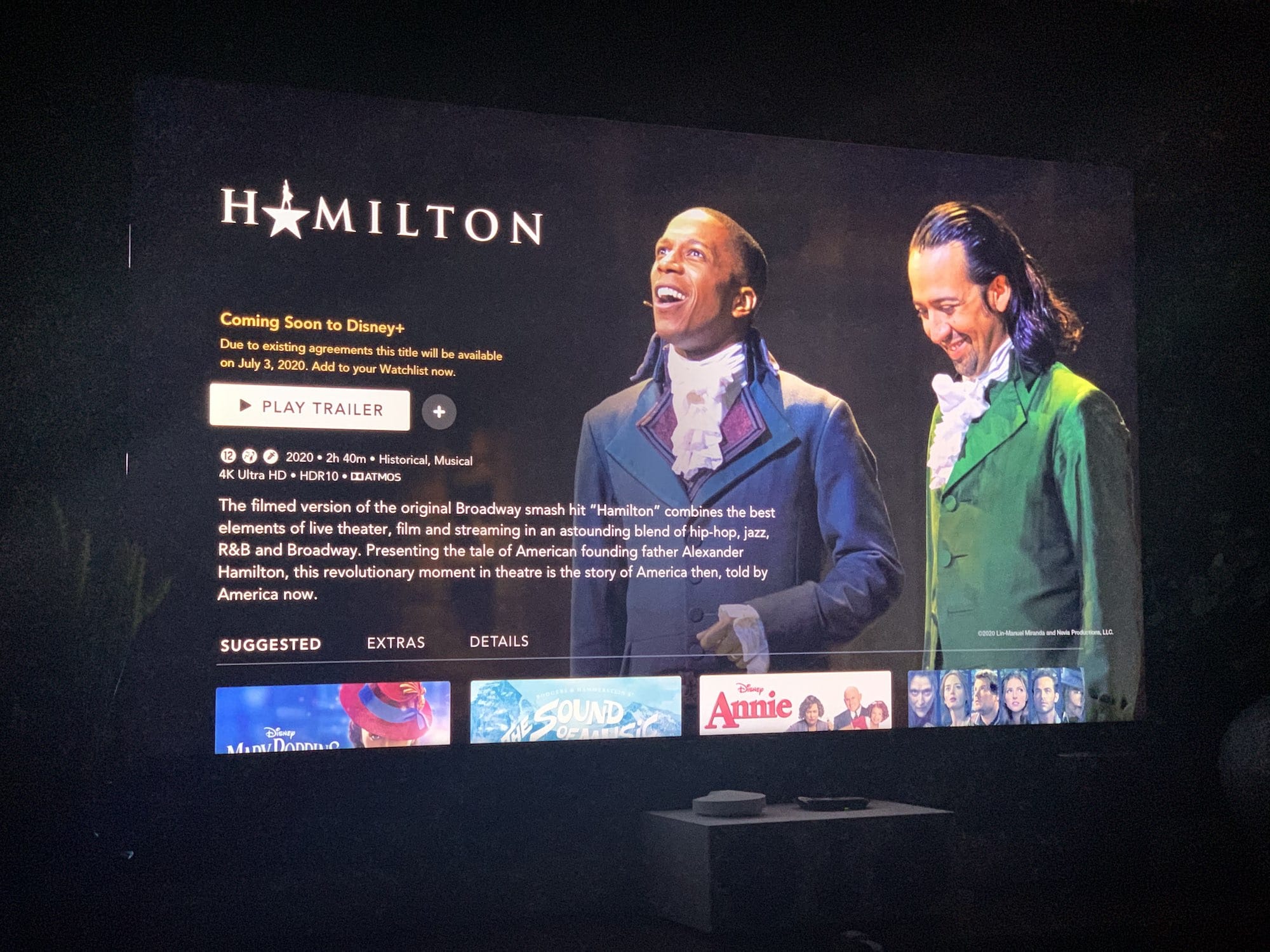 Zdjęcie okładkowe wpisu „Hamilton” w Disney+ – streamingowa premiera najpopularniejszego musicalu naszych czasów