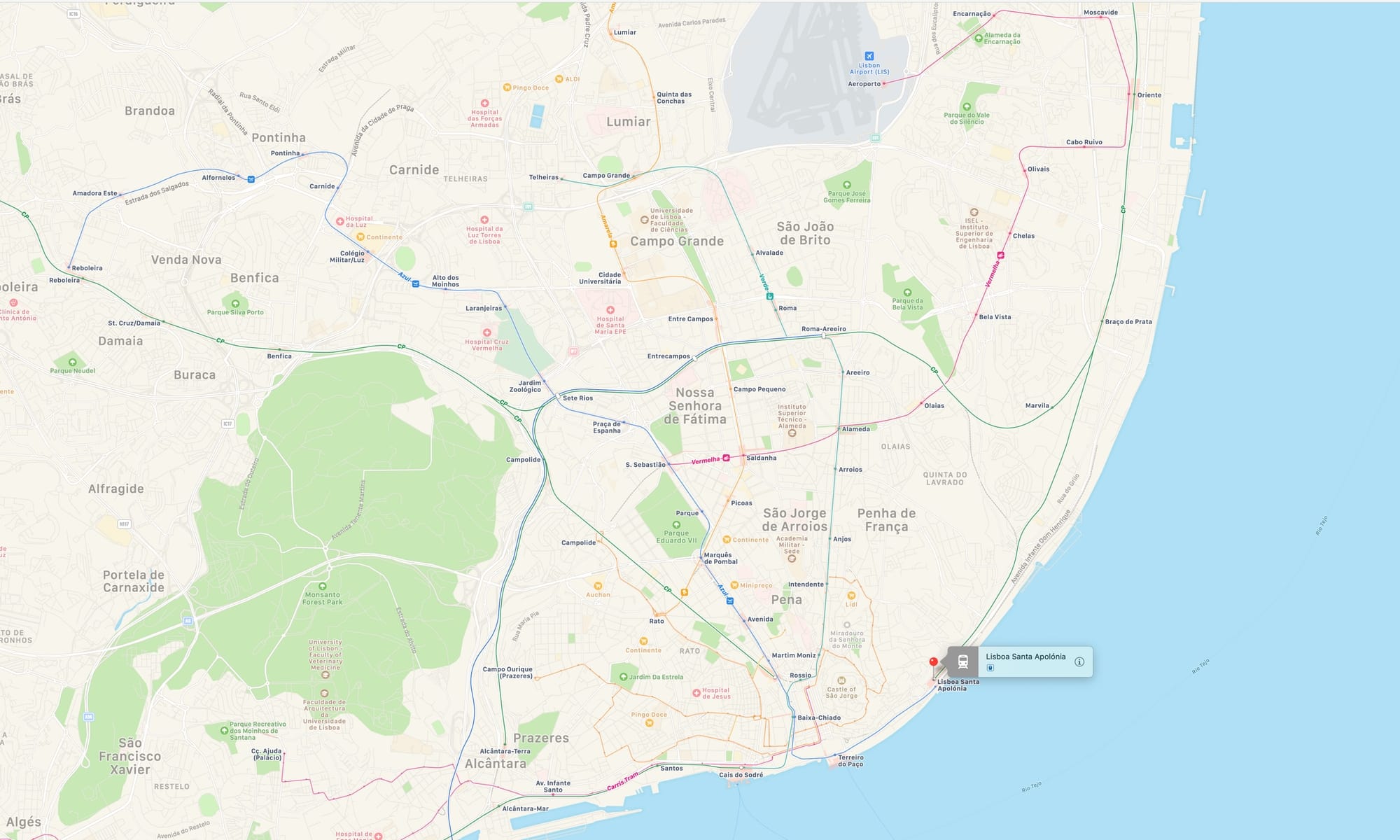 Zdjęcie okładkowe wpisu Apple Maps wspiera transport publiczny i widok 3D w Portugalii i Holandii
