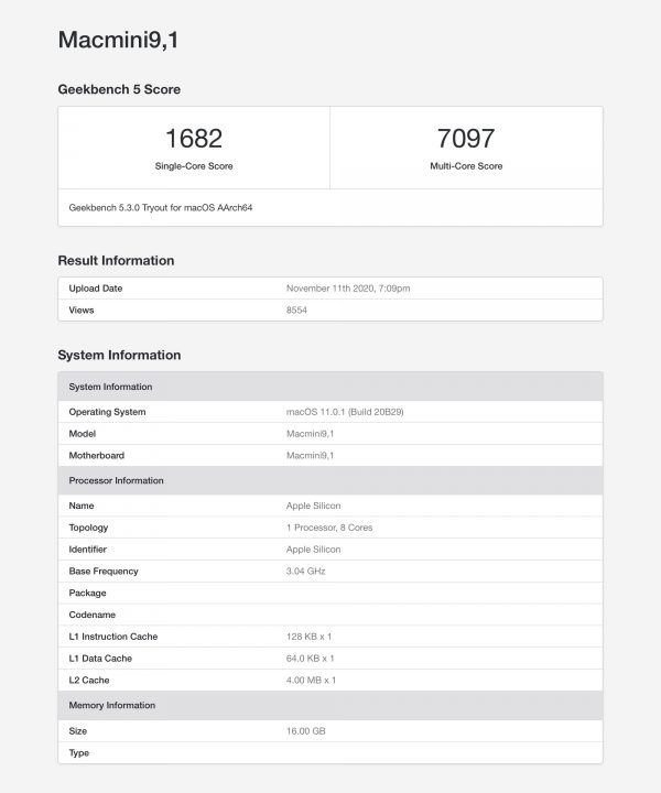 geekbench mac m1 pro