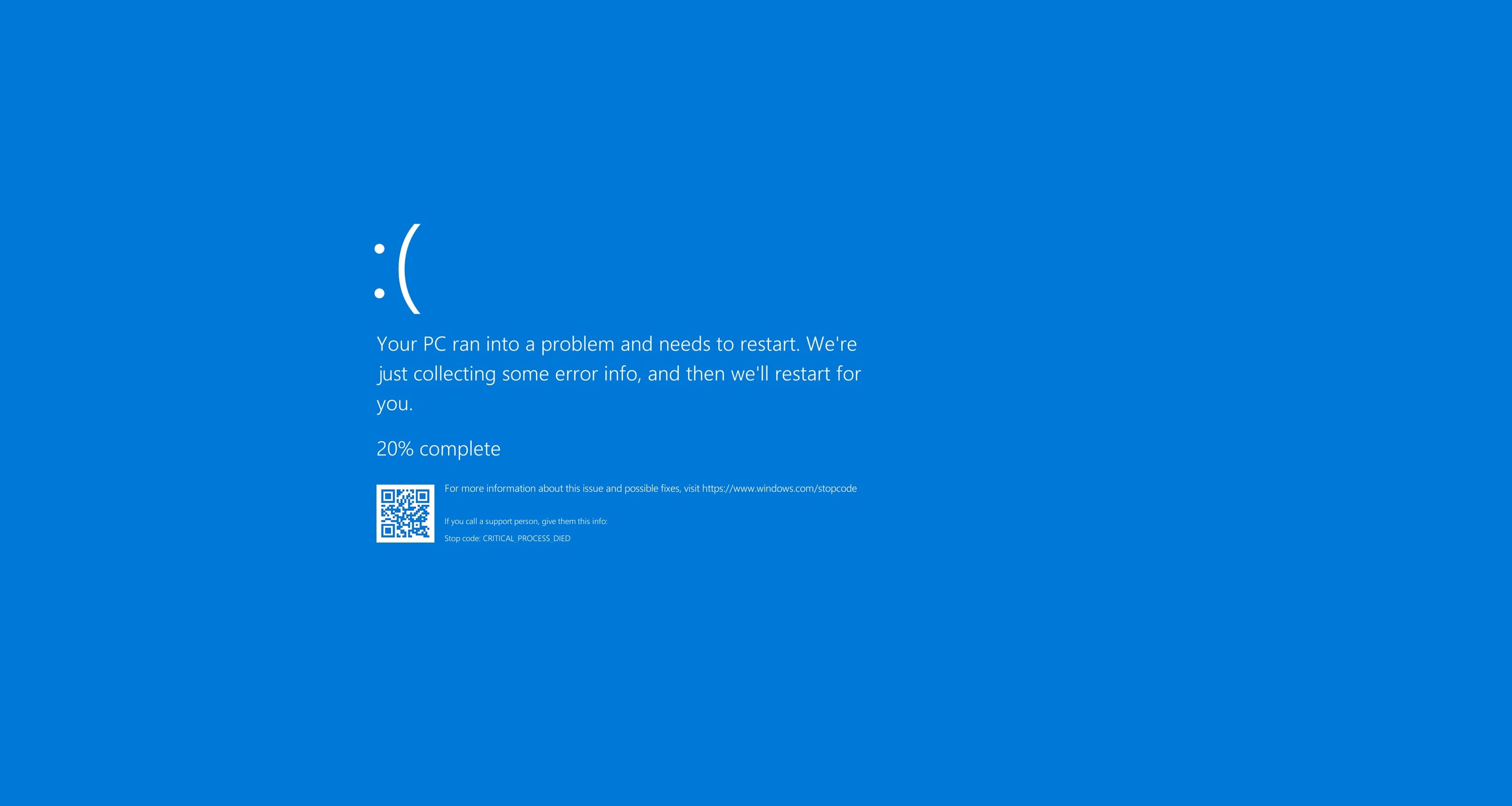 Zdjęcie okładkowe wpisu Mój pierwszy BSOD odkąd zainstalowałem Windows 10 w 2014 roku