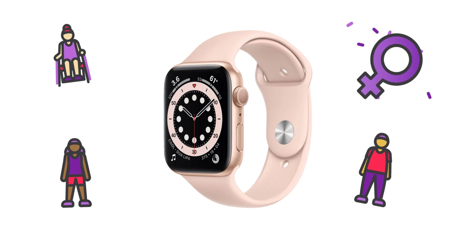 Zdjęcie okładkowe wpisu Odznaka Apple Watch z okazji Dnia Kobiet