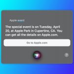 Zdjęcie okładkowe wpisu: Wiosenny Apple Event odbędzie się 20 kwietnia – Siri podała datę!