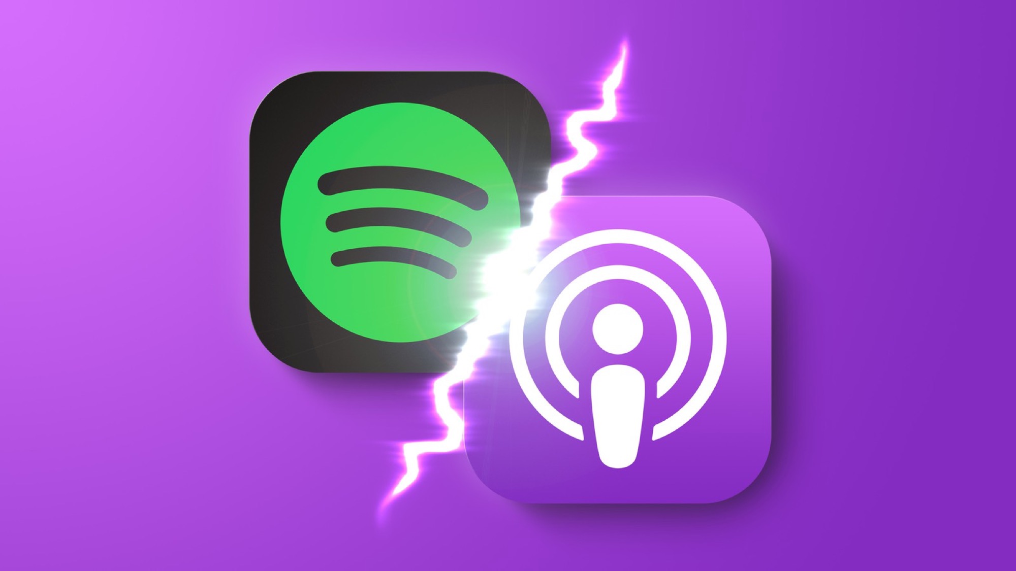 Spotify Vs Apple Podcasts Feature Imagazine 