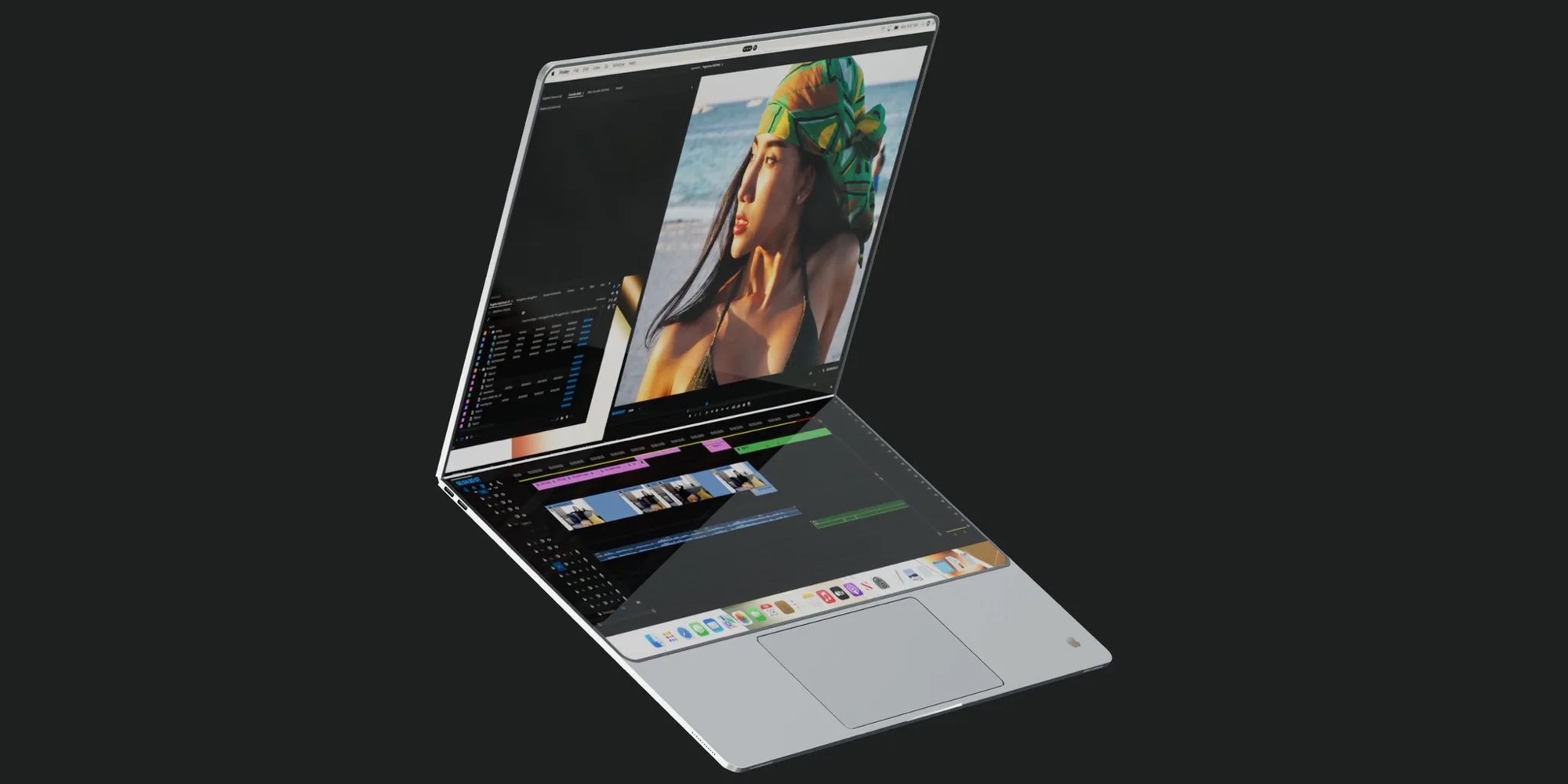 Zdjęcie okładkowe wpisu Składany MacBook lub iPad może korzystać z panelu OLED od LG