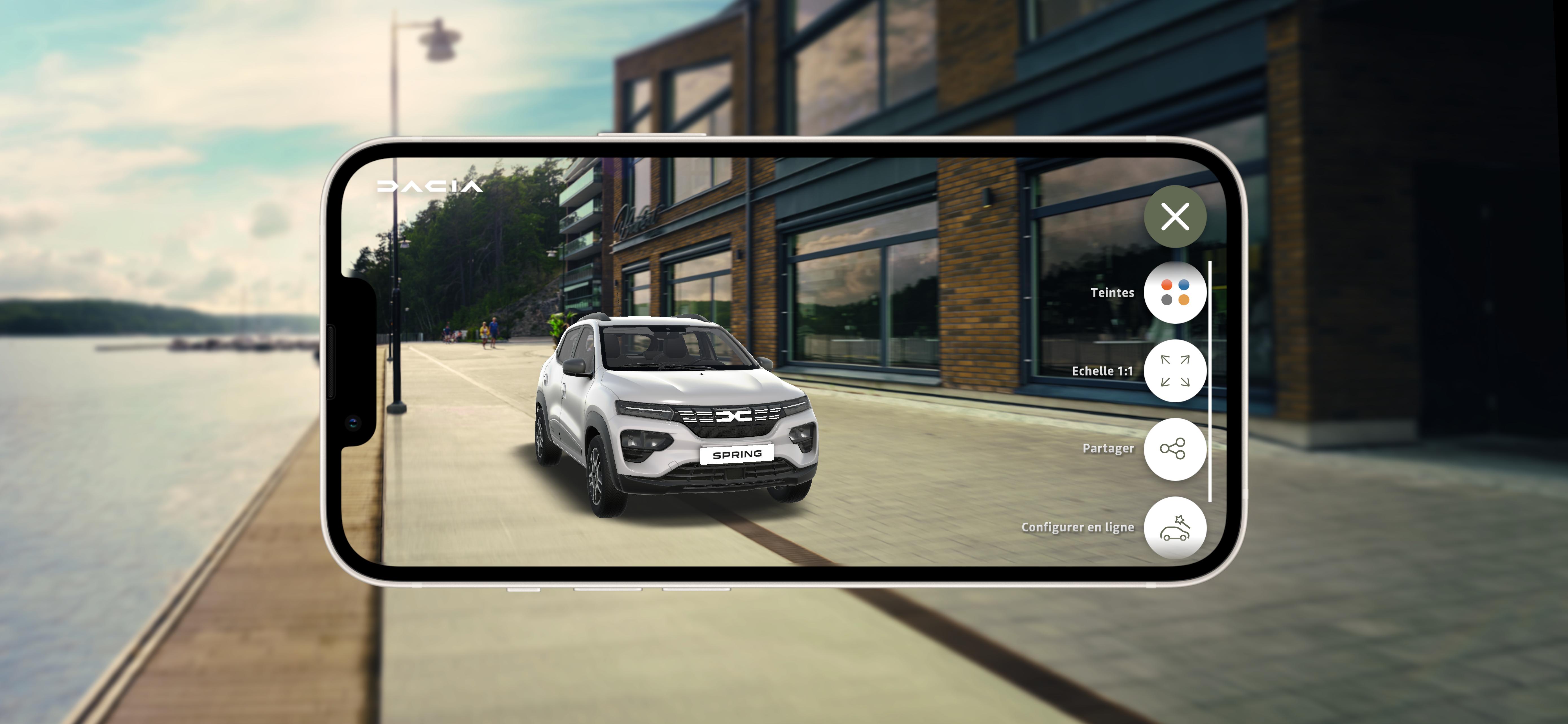 Zdjęcie okładkowe wpisu Aplikacja Dacia AR – samochodów nie ma, ale jest rzeczywistość rozszerzona