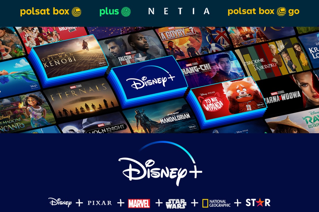 Zdjęcie okładkowe wpisu Disney+ pojawi się w ofertach Grupy Polsat Plus – sposób na Disney+ za darmo przez rok